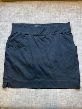 Columbia Sportswear Black Athletic Skort Skirt Shorts Omni-Shield Snakeskin M
